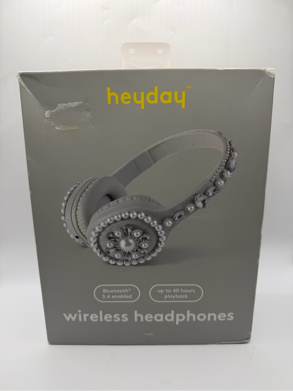 heyday Wireless Headphones with Decorative Pearls